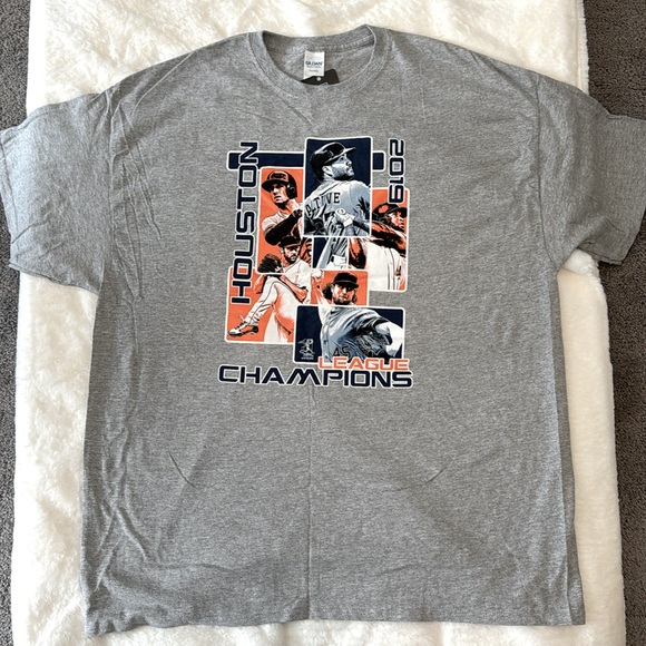 2019 League Champions Houston Astros T-Shirt- XXL - Picture 2 of 7